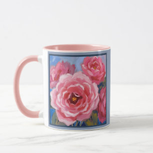 Rosa Flowers Mugg