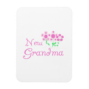 Rosa Flowers New Grandma Gifts Magnet