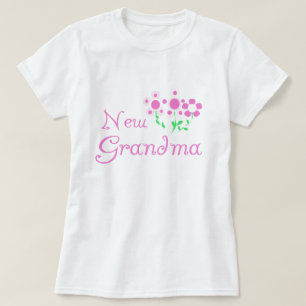 Rosa Flowers New Grandma Tshirts and Gifts