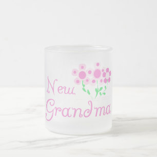 Rosa Flowers New Grandma Tshirts and Gifts Frostad Glasmugg