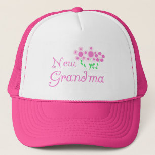 Rosa Flowers New Grandma Tshirts and Gifts Truckerkeps