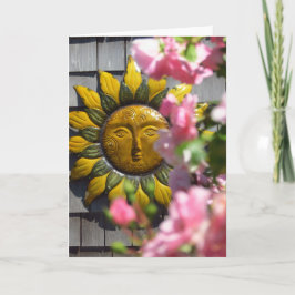 Rosa Flowers och Sol - Martha's Vineyard Kort