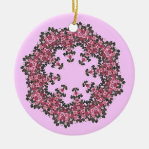 Rosa Flowers Ornament