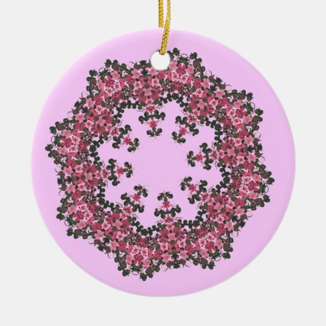 Rosa Flowers Ornament (Framsidan)