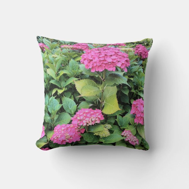 Rosa Flowers Photo Cushion 41 cm x 41 cm Kudde (Framsida)