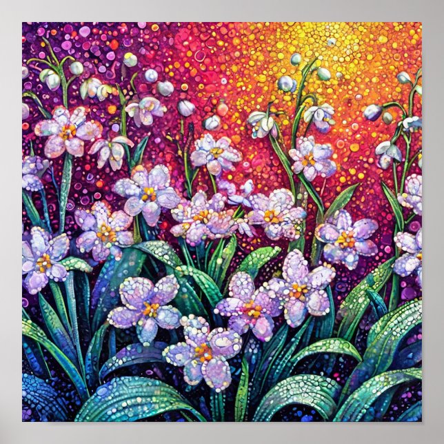 Rosa Flowers Poster (Framsidan)