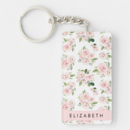 Rosa Flowers, Ro, Watercolor Flowers, ditt namn
