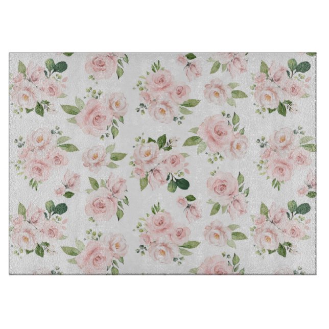 Rosa Flowers, Rosa ros, Watercolor Flowers (Framsidan)