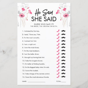 Rosa Flowers sa att hon sa att spel   ANPASSADE