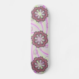 Rosa Flowers Skateboard