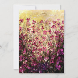 Rosa Flowers Tack Kort