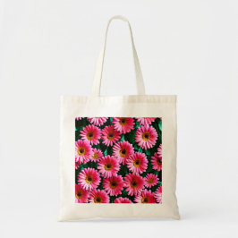 Rosa Flowers Tote Bag Tygkasse