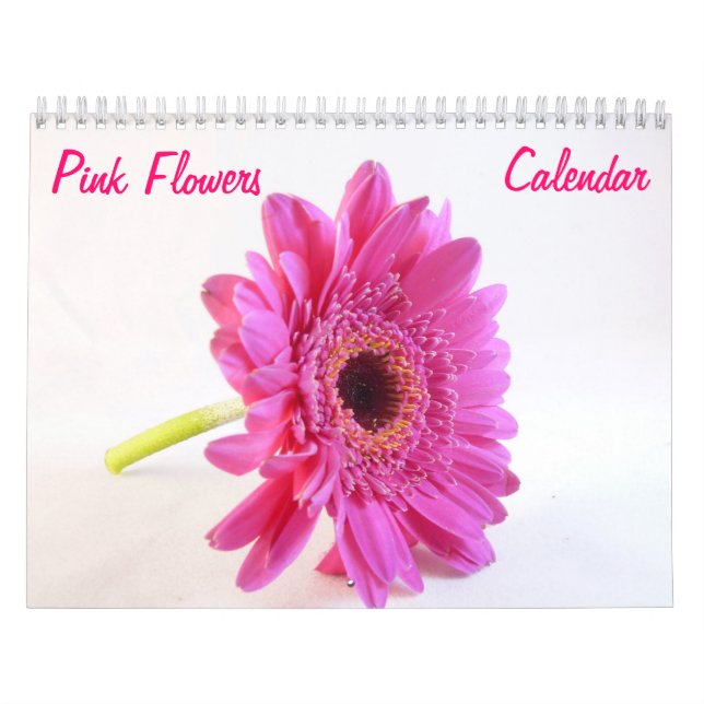Rosa Flowers Wall Calendar Kalender (Omslag)