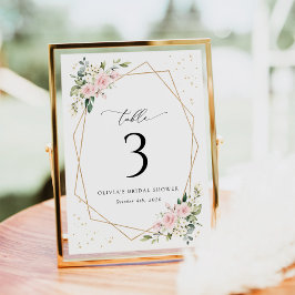 Rosa Flowers, White Flowers, Boho, Bordsnummer
