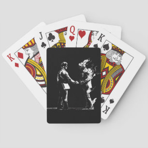 Rosa Floyd B&W-uppspelningskort Casinokort