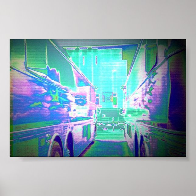 Rosa Floyd Buss E Grind Poster (Framsidan)