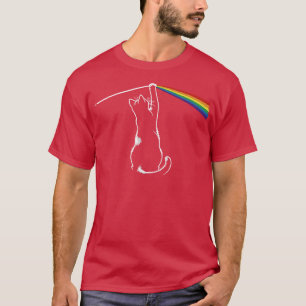 Rosa Floyd Funny Cat Hat T Shirt