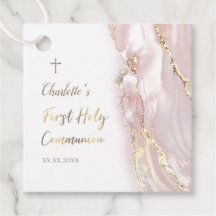 rosa fluid marble First Communion