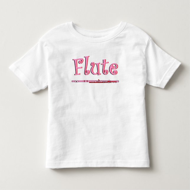 Rosa Flute T Shirt (Framsida)