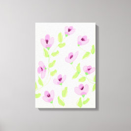 Rosa Flyttad mur Art Flera Storleka alternativ Canvastryck