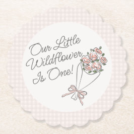 Rosa Födelsedagsfest av färskvarumarknaden Färsk B Underlägg Papper