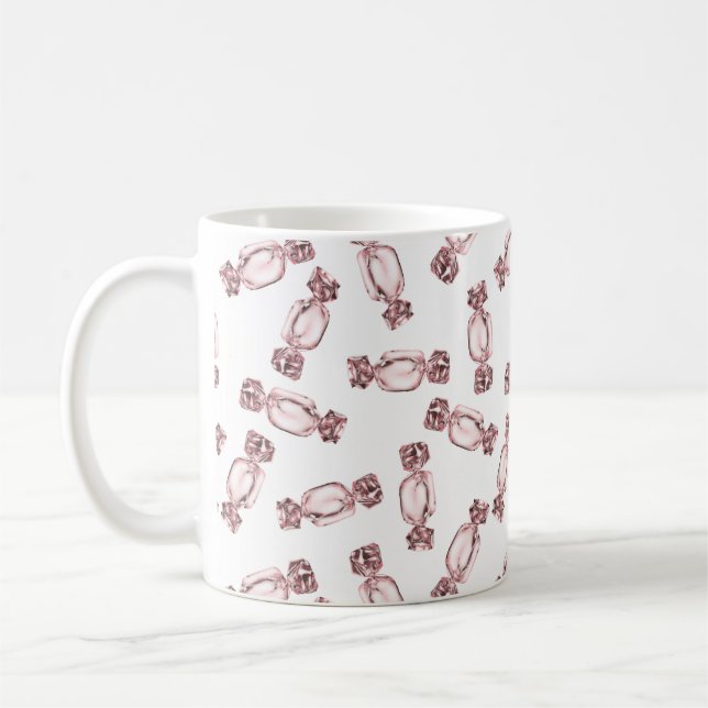 Rosa Foil Candies Coffee Mugg (Vänster)