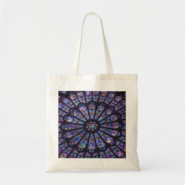 Rosa fönster Paris Tygkasse (Framsidan)