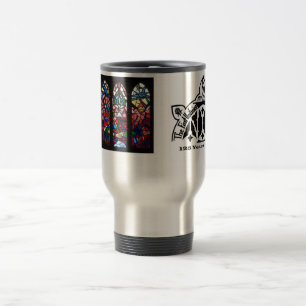 Rosa fönstertravel mug resemugg