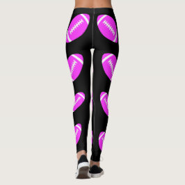 Rosa Football Powderpuff eller Rosa Out Game Leggi Leggings