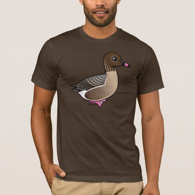 Rosa-footed gås tee (Framsida)