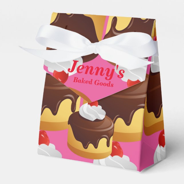 Rosa för Anpassningsbar av Tält-favoritbox Presentaskar (Framsidan Sidan)