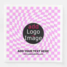 Rosa för Anpassningsbar  i modern Professionell Pappersservett