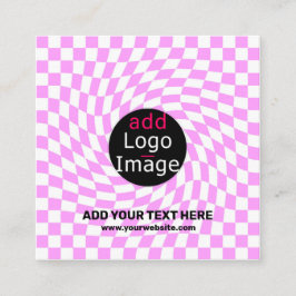 Rosa för Anpassningsbar  i modern Professionell Tilläggskort