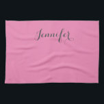 rosa för att återställa vintagen lägga till ditt n kökshandduk<br><div class="desc">Den här mallen kan anpassas till alla personliga yrken.</div>