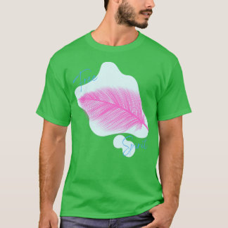 Rosa för bagerier Feather Free Spirit 1 T Shirt