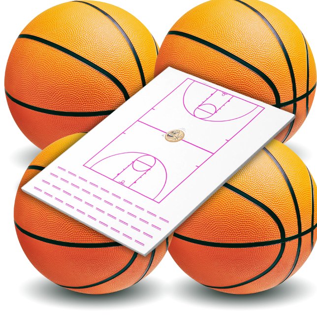 Rosa för basketboll | anteckningsblock (Skapare uppladdad)