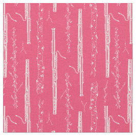 Rosa för BasSnart Instrument Music Orchestra Band  Tyg