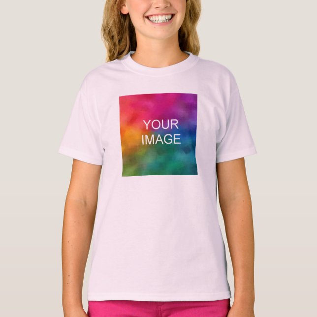 Rosa för Blek av Flickor T-Shirts Clothing Add Ima (Framsida)