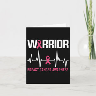 Rosa för bröstcancer Ribbon Awarness Kort