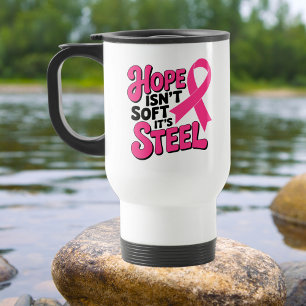 Rosa för bröstcancer Ribbon Warrior Survivor Resemugg