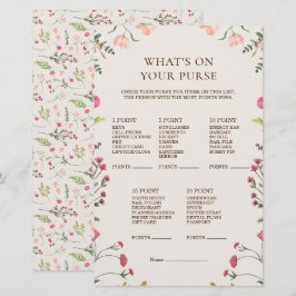 Rosa för elegantens Blommigt Vad är på ditt Purse-