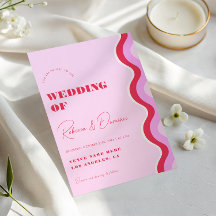 Rosa för fet återfyllnad och Rött foto QR-kod Bröl