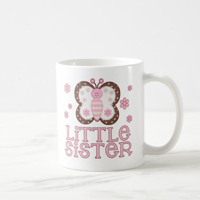 Rosa för fjäril syster lite kaffemugg (Höger)
