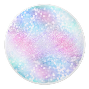 Rosa för Glitter-miniatyrdiagram med magiska fär Knopp