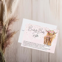 Rosa för höstko Baby Shower Bokar Baby Inbjudningar