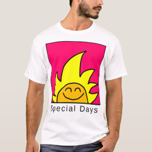 Rosa för ikonen speciella dagar t shirt
