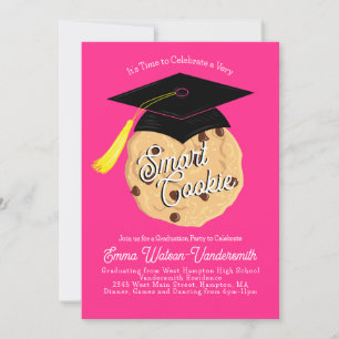 Rosa för inbjudan till Smart Cookie-Studentfest