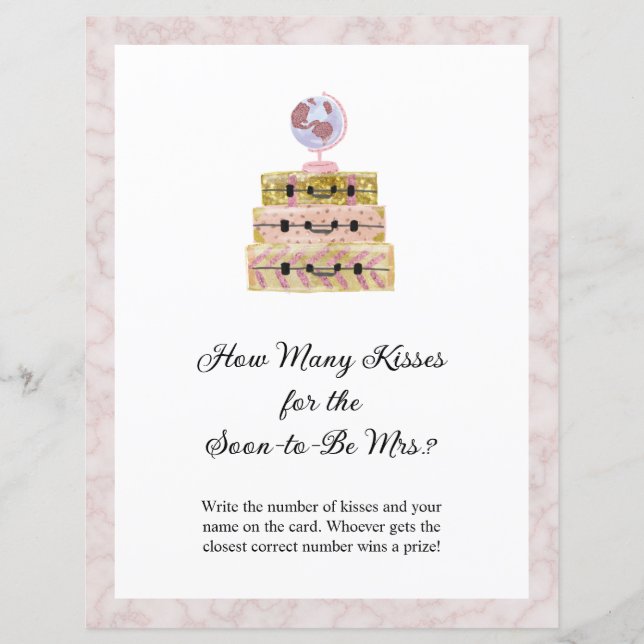 Rosa för kvinnor Hur många Kisses Möhippa Spelet ä (Framsida)