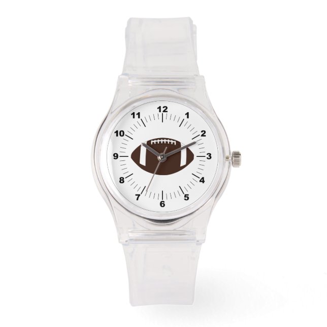 Rosa för kvinnor i fotboll armbandsur (Framsida)