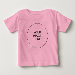 Rosa för Lägg till Bild-mall för Front Print  Girl T Shirt